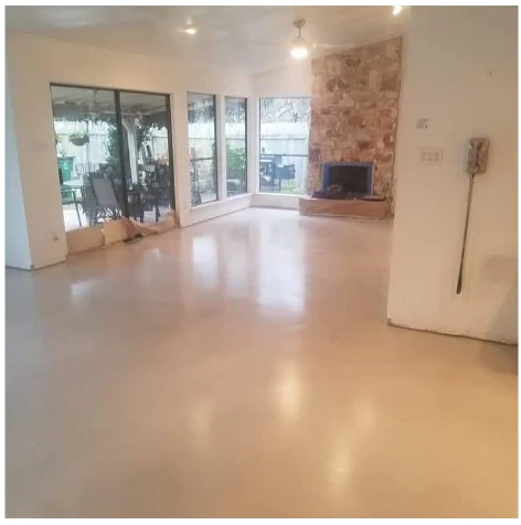 Concrete surface after project 4