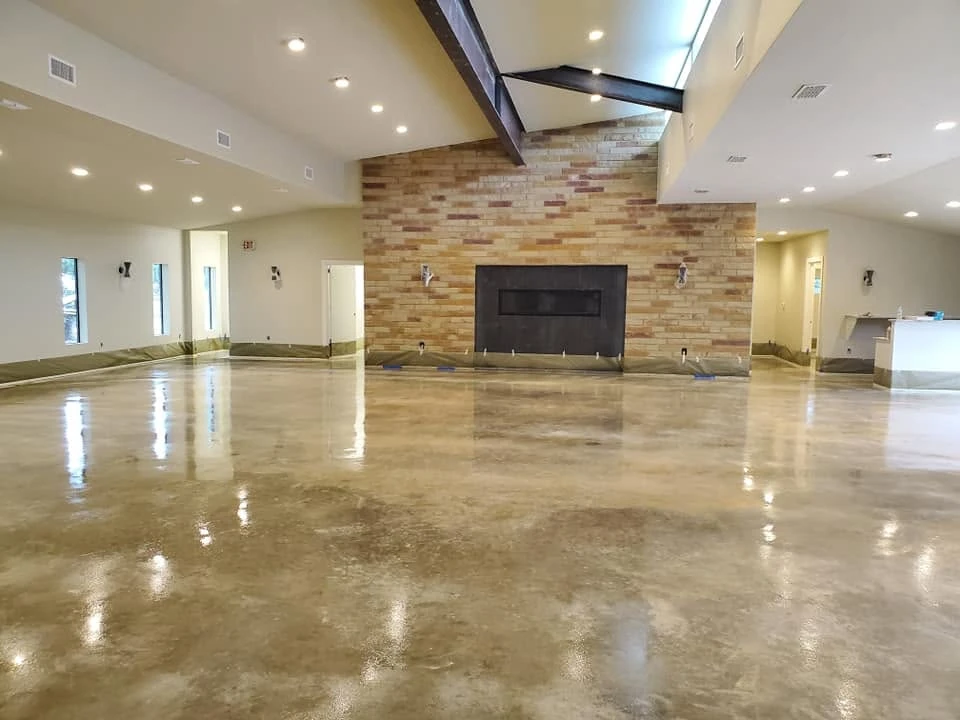 Polished Concrete project completed in Austin, Texas