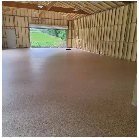 Flake epoxy project 5 completed in Austin