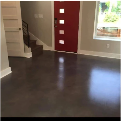 Stained concrete project 10 completed in Austin