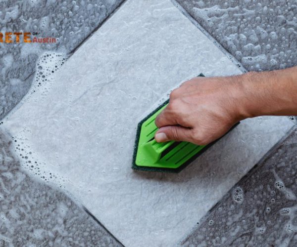 person brushing surface